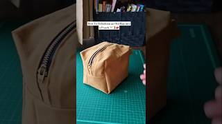 How To Refashion An Old Bag Into A Pouch ✂️🧵👝 sewing refashion diy shortsvideo [upl. by Seidler]