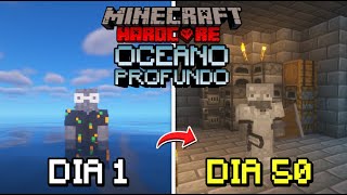 SOBREVIVÍ 100 Días en un OCEANO PROFUNDO en Minecraft HARDCORE Parte 1 [upl. by Stilwell994]