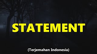 NEFFEX  Statement Lyrics  Lirik Terjemahan Indonesia [upl. by Itsirhc]