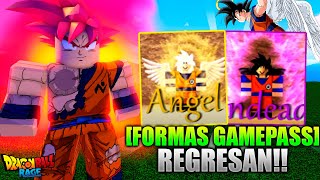 😱UN REGRESO INESPERADO A DRAGON BALL RAGE FORMAS DE GAMEPASS😱 ROBLOX [upl. by Renaxela498]