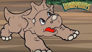 Triceratops  Do You Know Who I Am Dinosaur Songs from Dinostory by Howdytoons S1E2 [upl. by Drida]