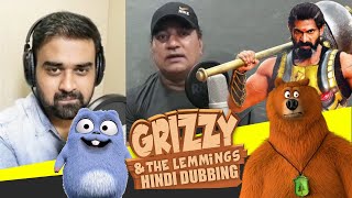 Grizzy and the lemmings Real Hindi voice  Live Dubbing [upl. by Eseerehc]