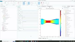 Simulation of flow through a venturi meter using COMSOL [upl. by Sue]