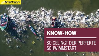 Ob vom Land oder im Wasser So geht der optimale Schwimmstart  triathlon KNOW HOW [upl. by Leahcim]