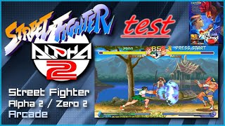 Vidéo Test STREET FIGHTER ALPHA 2Arcade Rétro Gaming [upl. by Ia]