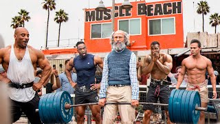 Old Man Powerlifter At Muscle Beach  Anatoly GYM PRANK [upl. by Chaworth]