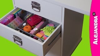 How to Organize Your Desk Drawers Part 3 of 9 Home Office Organization Series [upl. by Daggett]