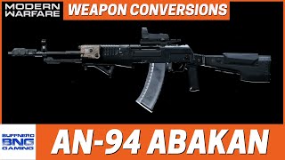 AN94 Abakan Weapon Conversions  Call Of Duty Modern Warfare [upl. by Prendergast284]