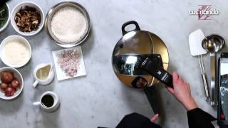 Cucinando  Risotto con Pentola a pressione WMF Perfect [upl. by Braca]