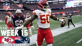 Kansas City Chiefs vs New England Patriots  2023 Week 15 Game Highlights [upl. by Candide83]