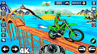 TRIAL XTREME 4 BIKE RACING  bike stunt game Android gameplay [upl. by Leasim]