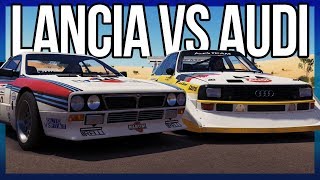 Forza Horizon 3 The Grand Tour  Lancia VS Audi Challenge [upl. by Acirej]