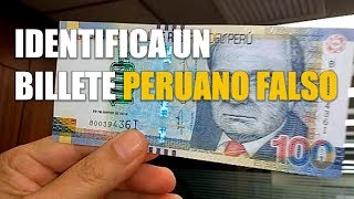 ¿Cómo reconocer un billete verdadero [upl. by Fougere73]