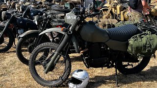 Motorcycle Megameet 2022 at Popham Airfield WinchesterHampshire4K [upl. by Aleirbag]