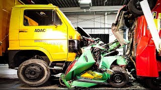 CRASHES  Car VS Truck  INSANE Interior Crash Tests Accident  SAFETY MUST SEE [upl. by Merriam]