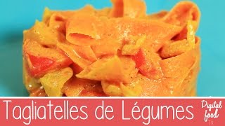 TAGLIATELLES DE LÉGUMES [upl. by Koffman458]