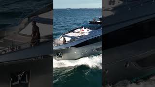 Riva yacht bow  top view [upl. by Lledner]