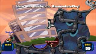 Worms Reloaded Gameplay  Lets Play  Blind 01  Die Aggressiven Würmer [upl. by Yremogtnom]