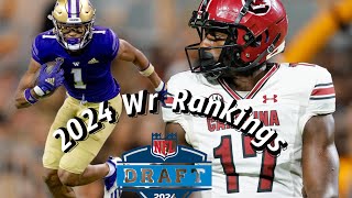 Top 10 WRs in the 2024 NFL Draft  Could Dallas Possibly Draft a Wr [upl. by Marilee]