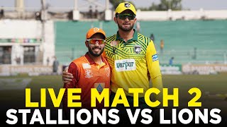 Live  Allied Bank Stallions vs Nurpur Lions  Match 2  Champions Cup 2024  M9A1K [upl. by Nekal]