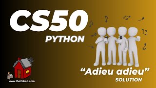 Master CS50 Adueu adieu  PSet 4 Python Programming [upl. by Julissa]