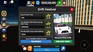 Drift Festival Car Dealership Tycoon Roblox [upl. by Anaujd]