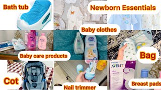 Babies Must Haves Items  Newborn Essential Things [upl. by Eillehs475]