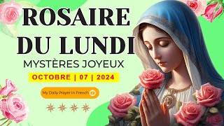 ROSAIRE DE GUÉRISON  MYSTÈRES JOYEUX ROSAIRE DU LUNDI🌹07 OCTOBRE 2024🙏🏻PRIÈRE POUR RENOUVEAU [upl. by Catriona573]