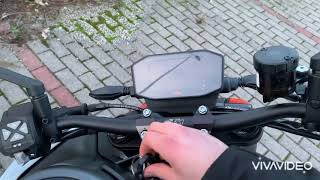 KTM DUKE 890 R stock exhaust sound [upl. by Kaela]