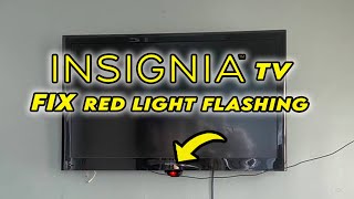 Insignia TV  How to Fix Red Light Flashing [upl. by Yoko472]