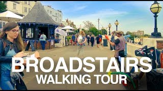 4K BROADSTAIRS KENT WALKING TOUR  Viking Bay to Charles Dickens Bleak House [upl. by Oreves]