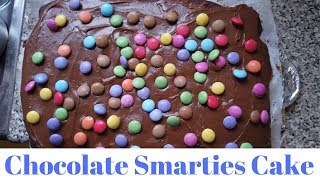 How to make Chocolate Smarties Cake [upl. by Viridi]