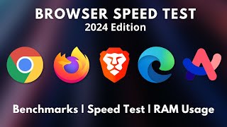 Chrome Vs Firefox Vs Brave Vs Edge Vs Arc  Speed Test  Ram Usage  2024 Edition [upl. by Thoma123]