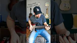 Mary Had A Little Lamb SRV  Guitar Performance by Matt Bidoglia guitar shorts srv [upl. by Warchaw]