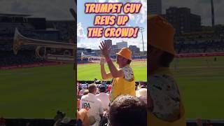 THIS Is How The Trumpet Guy Gets Cricket Crowd Singing  Epic Stadium Vibes shorts trumpet ashes [upl. by Nilac]