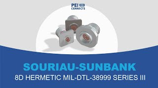 SOURIAUSUNBANK 8D Hermetic MILDTL38999 Series III Connectors [upl. by Yenal]