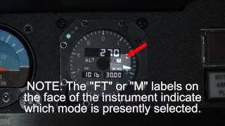 Citation Mustang Standby Altitude Display Change From FTM [upl. by Naitsirc]