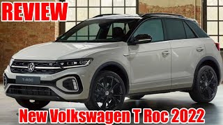 New Volkswagen T Roc 2022  FIRST LOOK Exterior amp Interior  Facelift [upl. by Vannie807]