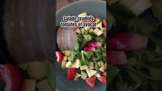 Salade crudités simple à faire 🥑🍅 [upl. by Diantha]