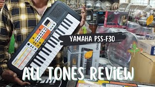 All tones review of Yamaha pssf30 ll best indian tones review piano [upl. by Dent]