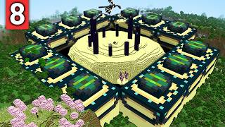 I Built The WORLDS LARGEST End Portal in Minecraft Hardcore [upl. by Asseralc]