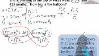 Intro to Chemistry 73 Combined Gas Law [upl. by Akinehs]