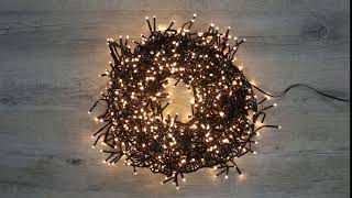 Guirlande Lumineuse Sapin en Grappe de 768 LEDs Clignotante [upl. by Arualana]