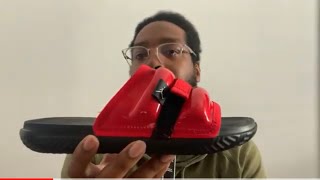 JORDAN SUPER PLAY SLIDE  POMEGRANATE  “REVIEW” EP2 [upl. by Udela]