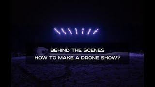 Behind the scenes  How to make a drone show [upl. by Eardnoed]