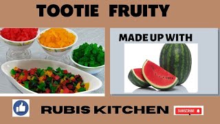 Tootie Fruitie  How to Make Tootie Fruity at HomeFoodies by Ruba [upl. by Orna65]