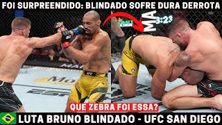 BLINDADO X MEERSCHAERT BRASILEIRO É SURPREENDIDO EM PÉ E É FINALIZADO NO FINAL  RESULTADOS UFC [upl. by Bertelli]