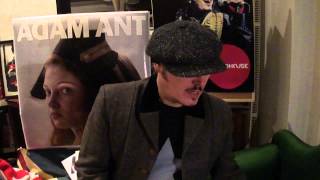 Adam Ant introduces his new album Adam Ant is The BlueBlack Hussar In Marrying The Gunners Daughter [upl. by Nolasba988]