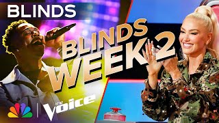 Unbelievable Blind Auditions from Week 2  The Voice  NBC [upl. by Elwood]