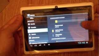 Tablet Q88 Android Unboxing Review [upl. by Rubina]